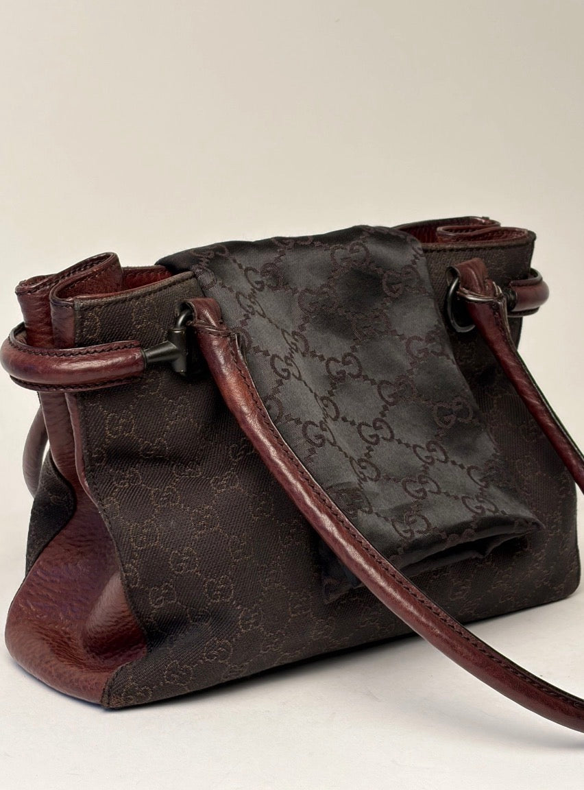 Gucci Horsebite Hobo Tote