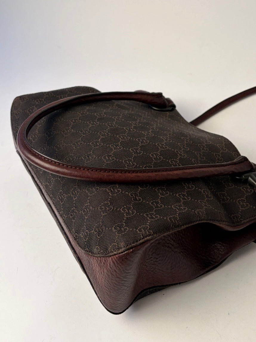 Gucci Horsebite Hobo Tote