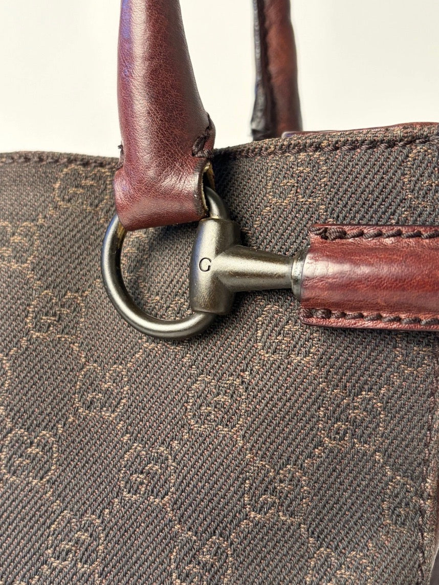 Gucci Horsebite Hobo Tote