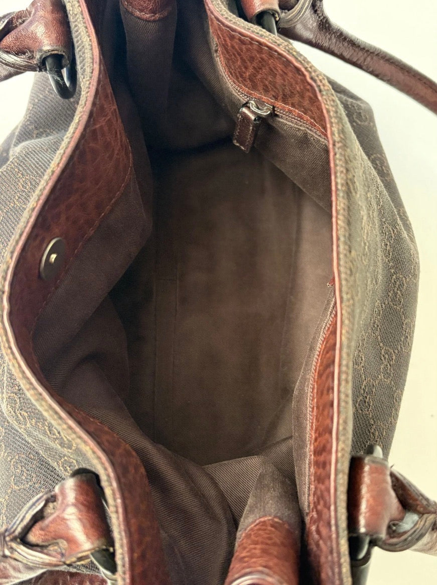 Gucci Horsebite Hobo Tote