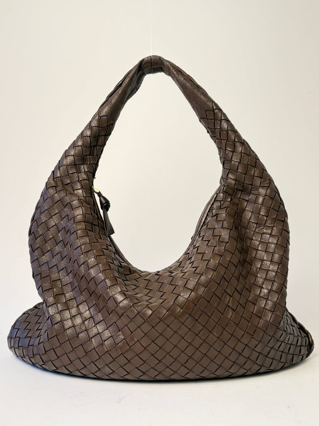Bottega Veneta Medium Veneta Brown Leather Handbag