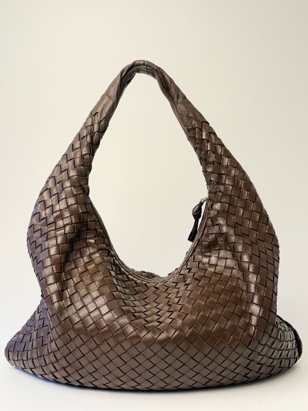 Bottega Veneta Medium Veneta Brown Leather Handbag