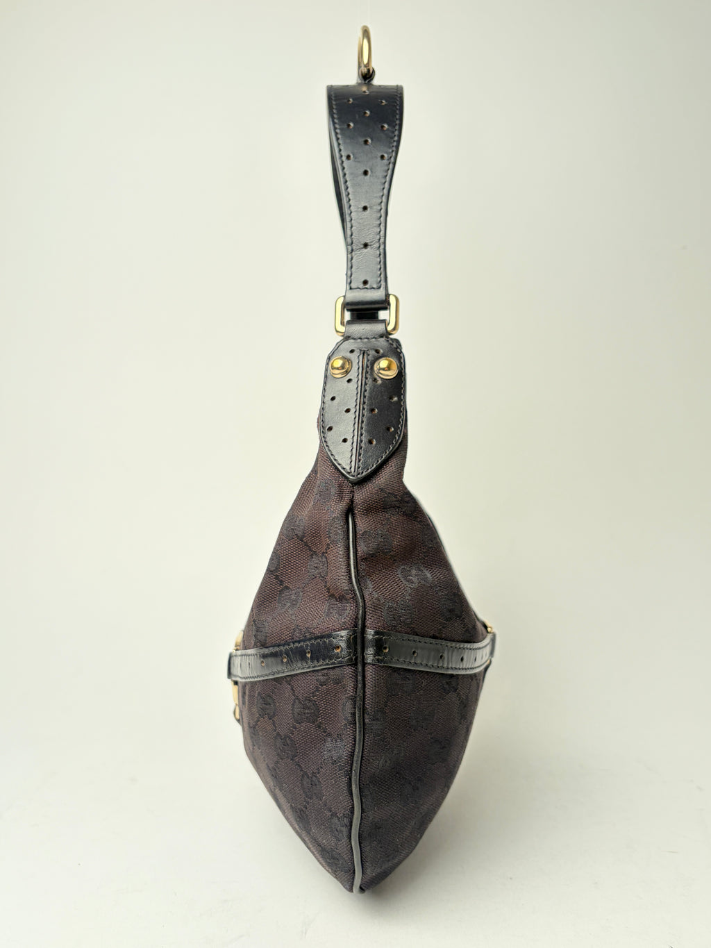 Gucci GG Reins Web Small Hobo