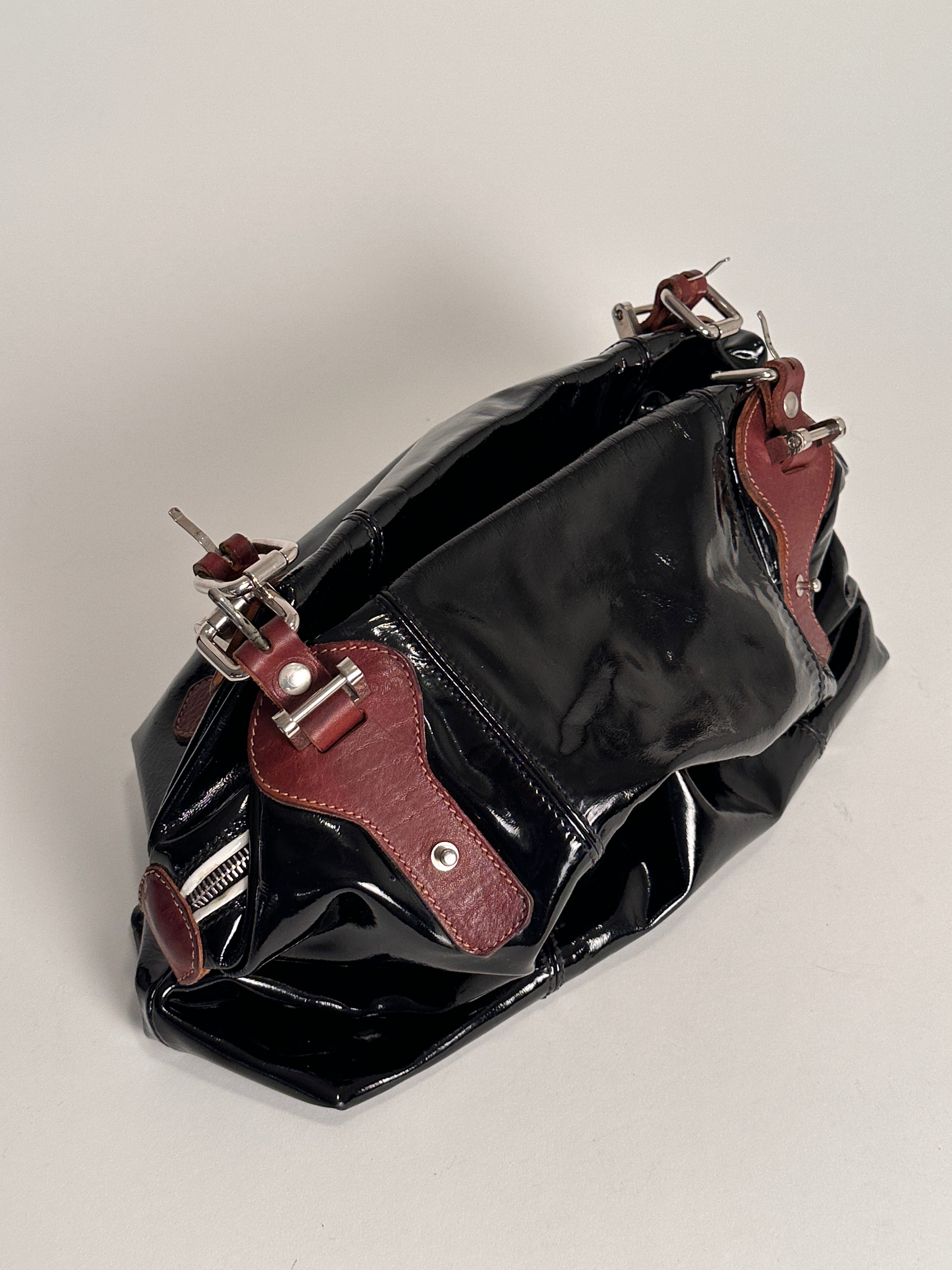 Pauric Sweeney Black Leather Handbag
