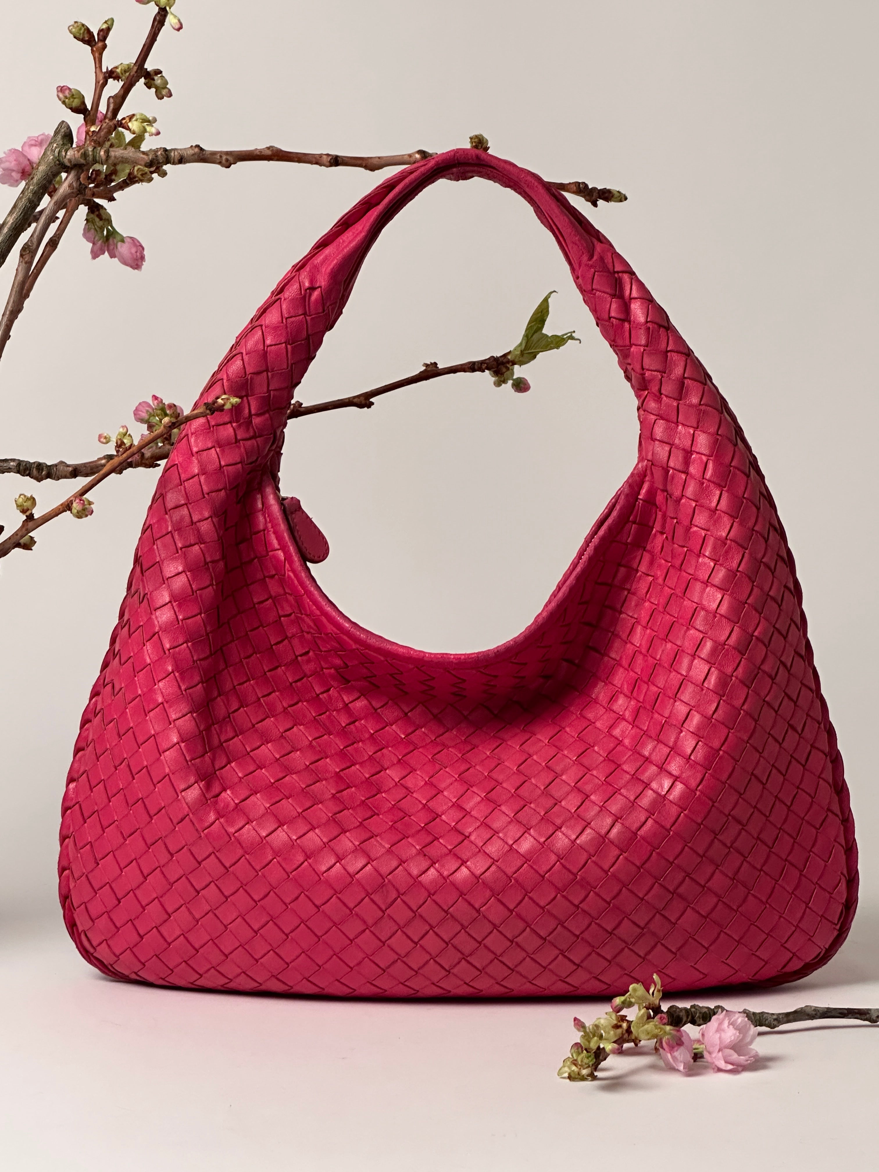 Bottega Veneta Pink Medium Veneta
