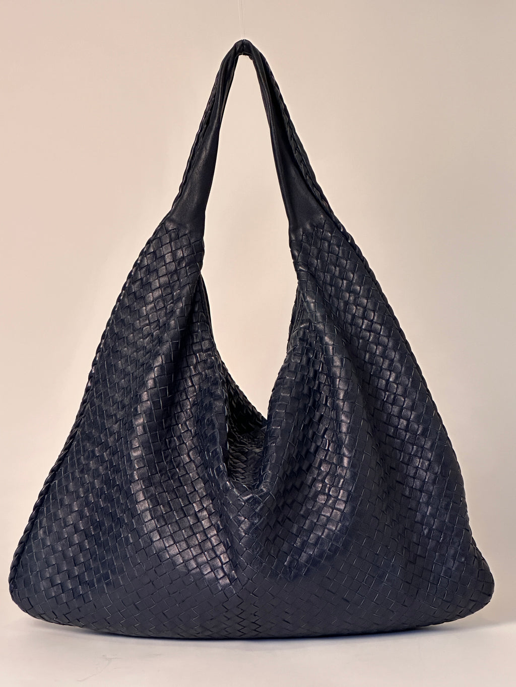 Bottega Veneta Maxi Veneta Navy Blue