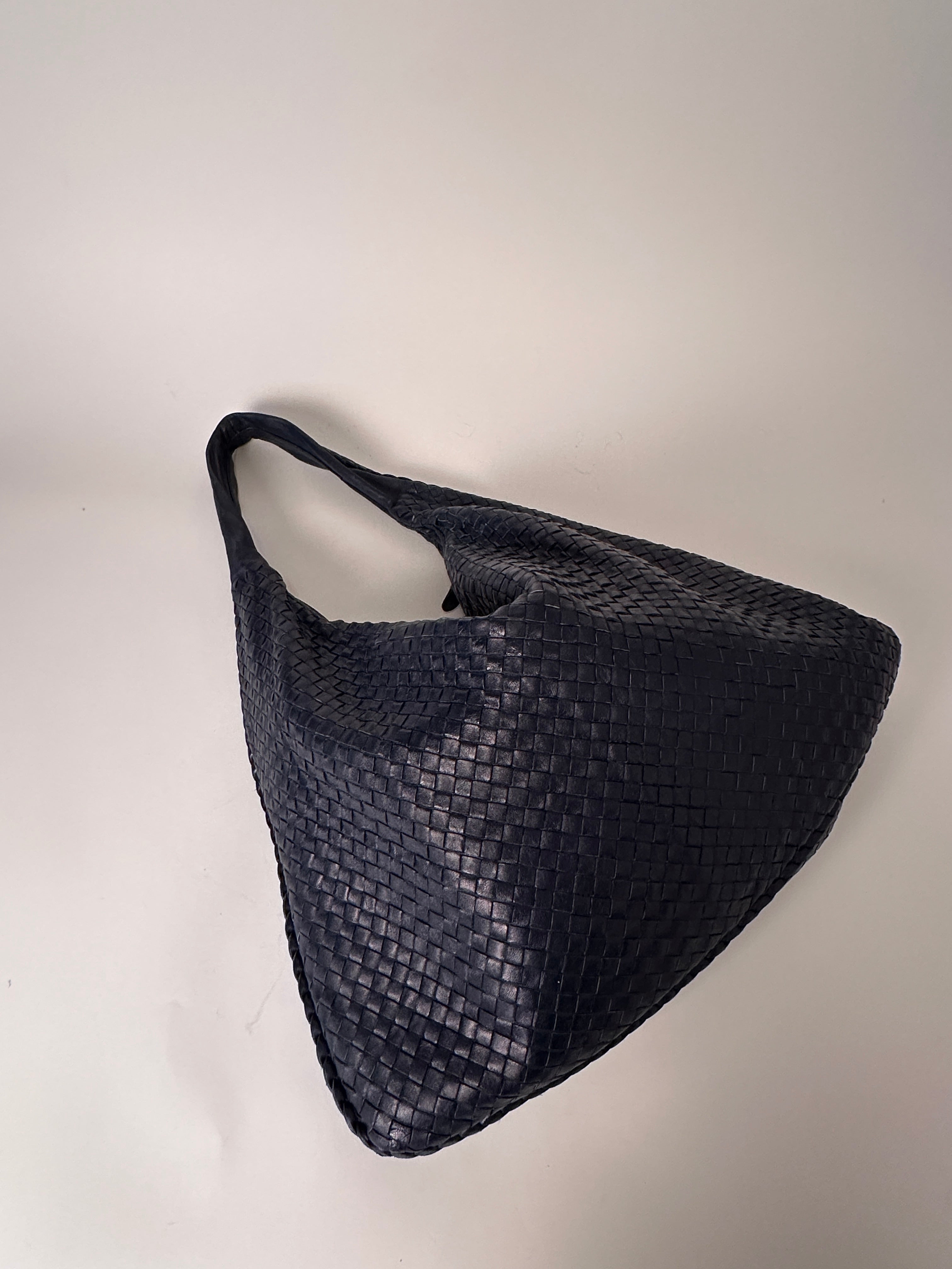 Bottega Veneta Maxi Veneta Navy Blue