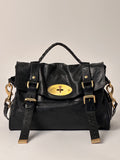 Mulberry Alexa Black Leather Handbag