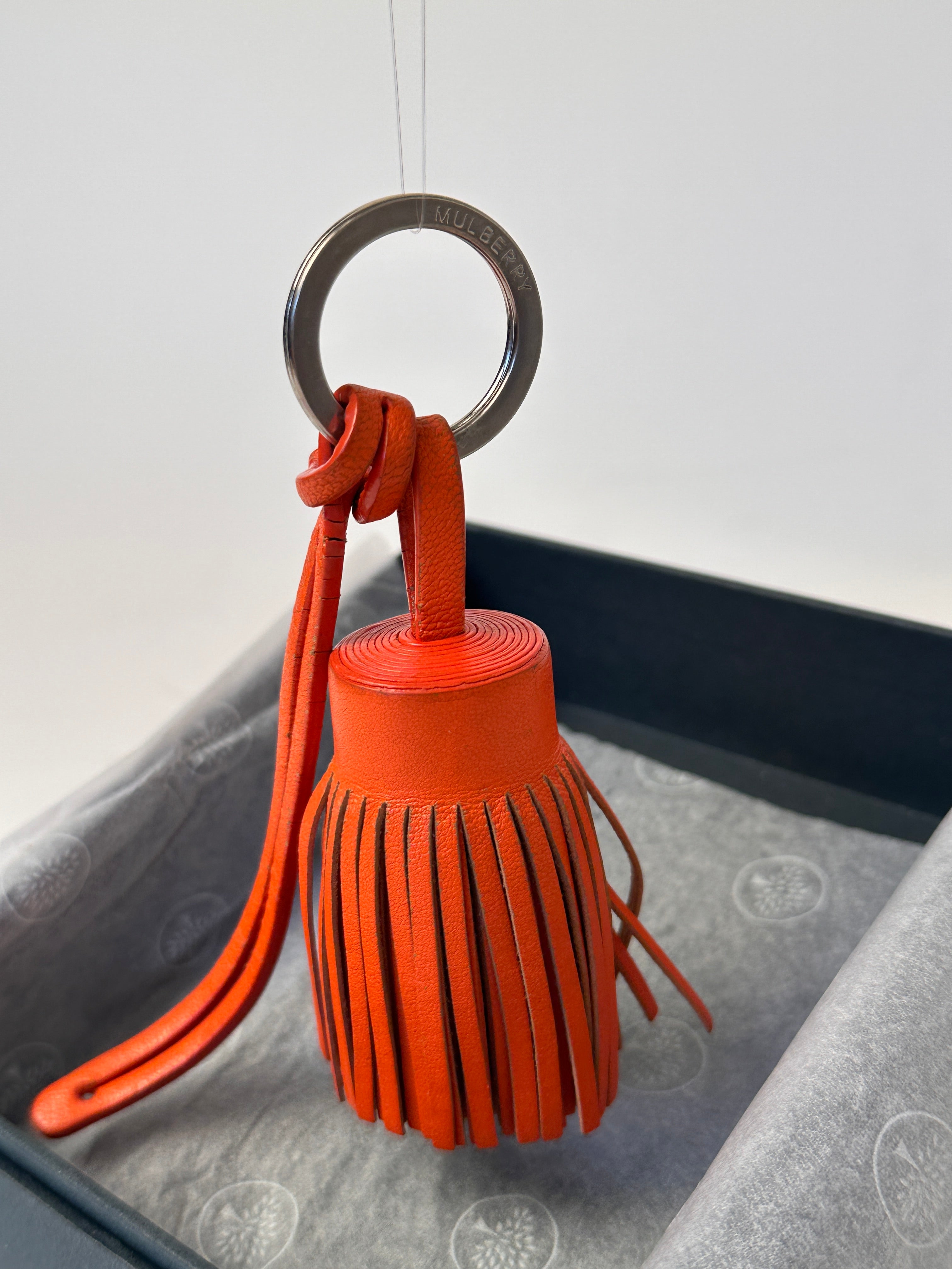 Mulberry Tassle Keyring Bag Charm