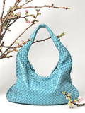 Bottega Veneta Blue Medium Veneta