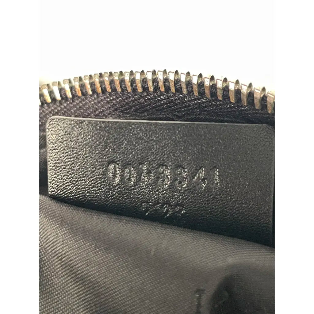 Gucci Attache Black Leather & Nylon Shoulderbag