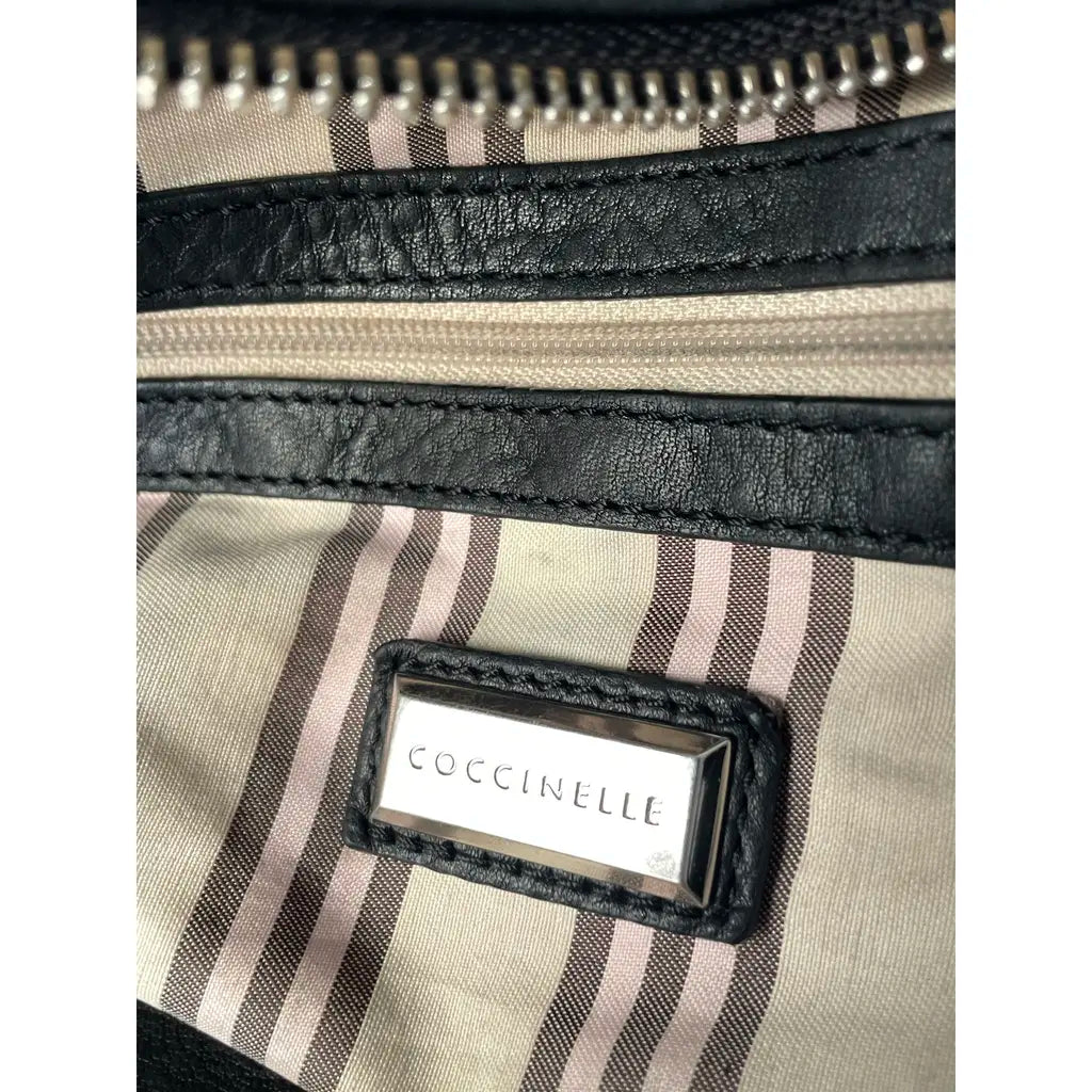 Coccinelle Hobo Black Leather Shoulderbag