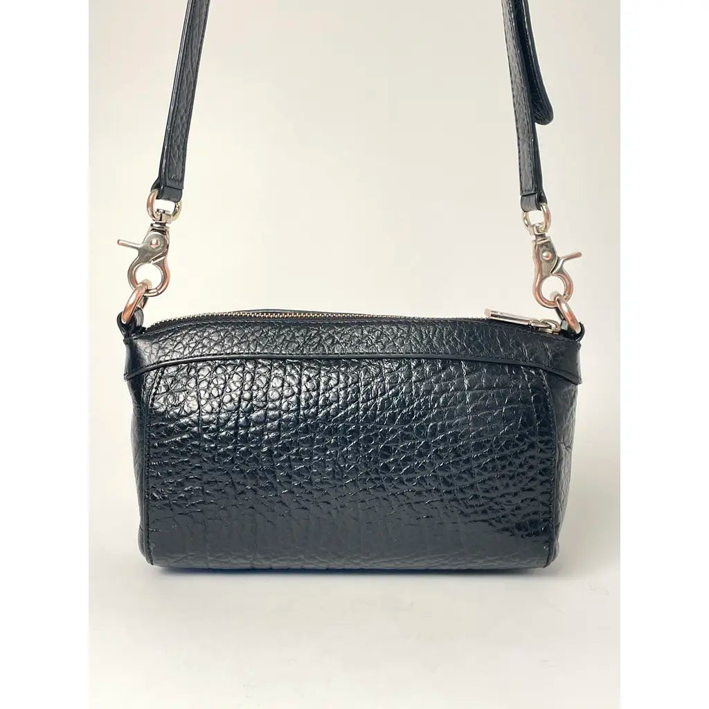 DKNY Black Leather Crossbody Bag