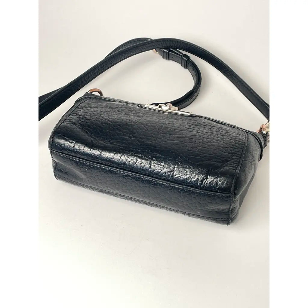 DKNY Black Leather Crossbody Bag