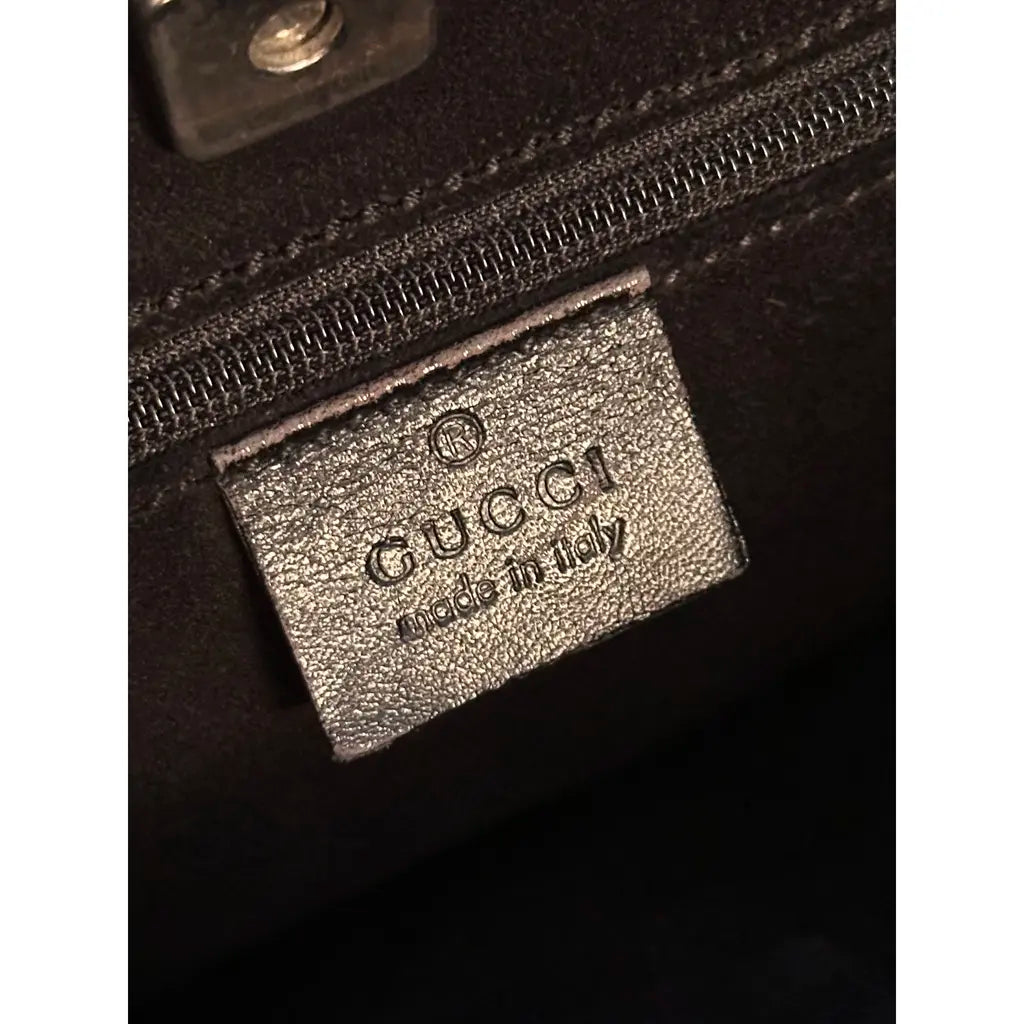Gucci Jackie Hobo Bamboo Black Leather Vintage Shoulder bag
