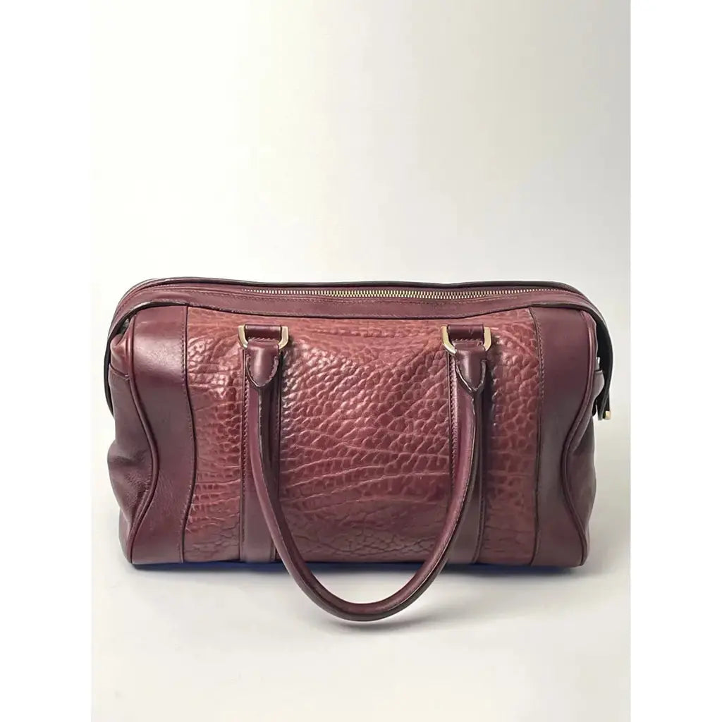 Mulberry Tasha Burgundy Brown Handbag