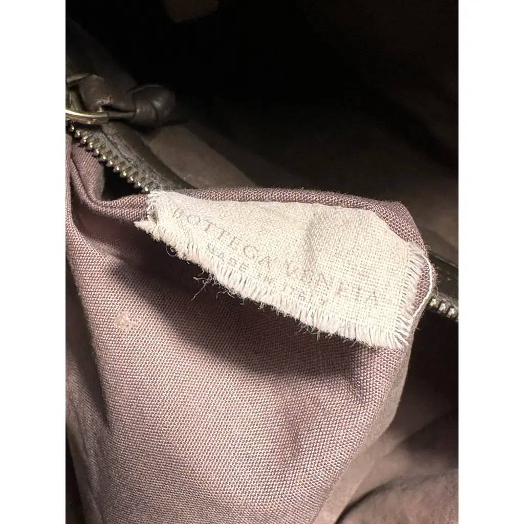 Bottega Veneta Medium Brown Veneta Leather Bag